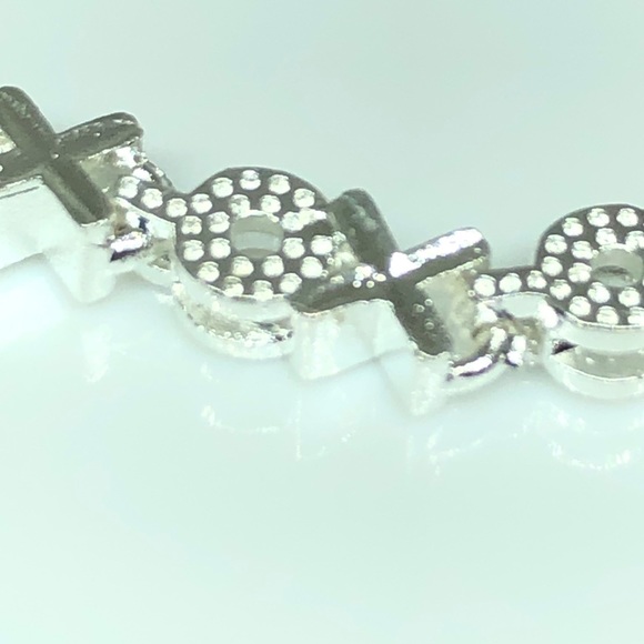Sterling Silver XO Bracelet - Picture 5 of 8